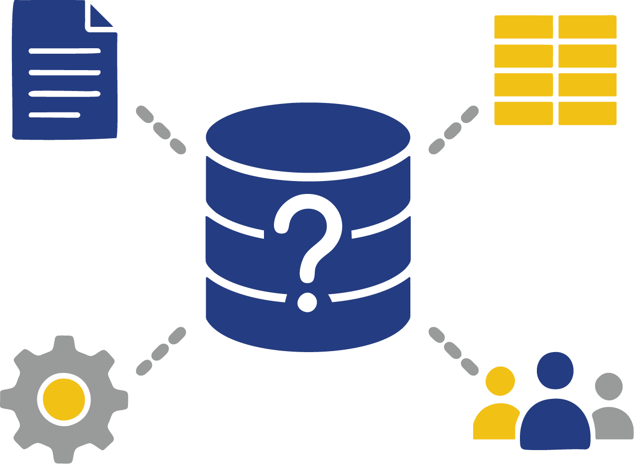 Data spread across departments